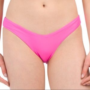 Pink bikini bottom